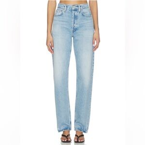 AGOLDE 90’s Mid-Rise Straight Light Blue Jeans